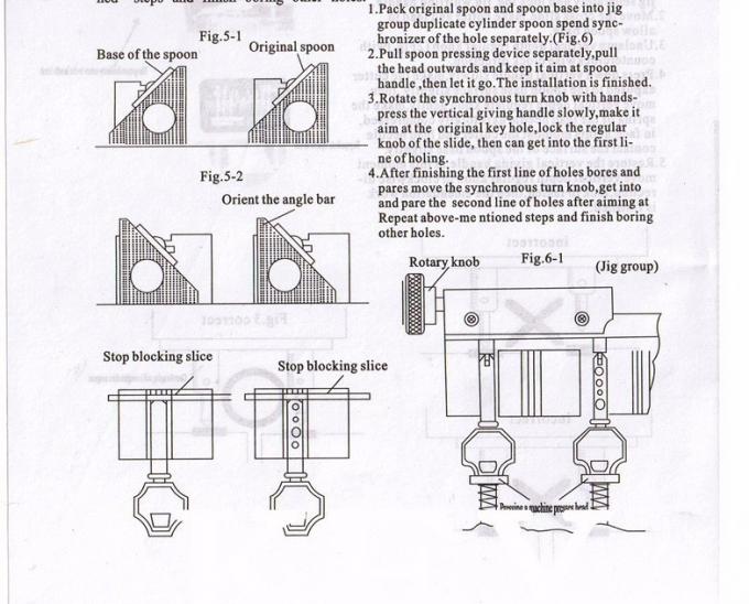 instrucción de máquina duplicada corte de la llave 368A 3