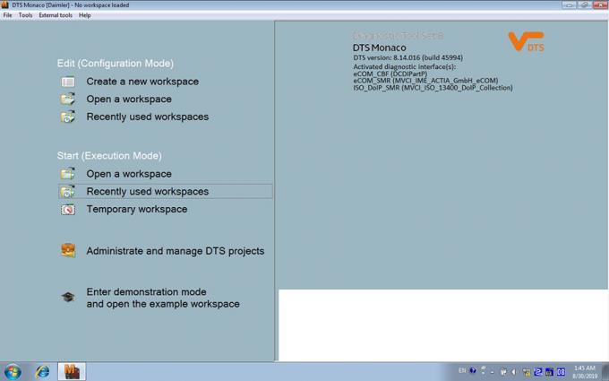 Benz ECOM Doip software de la herramienta de diagnóstico y de programación