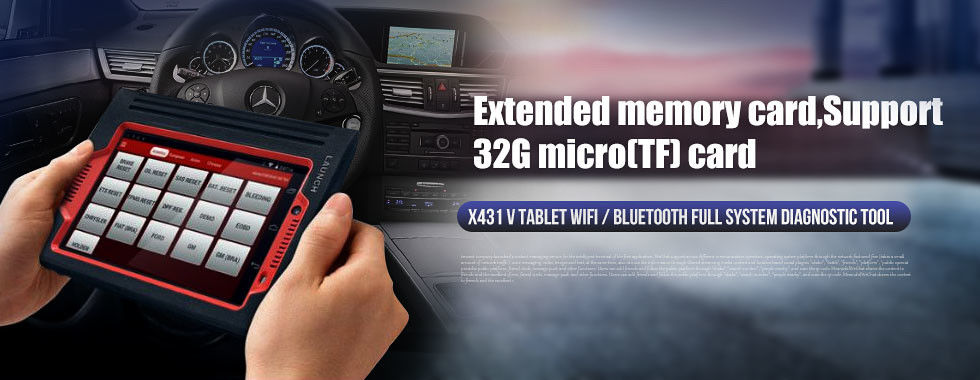 Original Launch X431 V 8 inch Tablet Launch X431 Scanner Global Version Bluetooth / WIFI Diagnostic Tool
