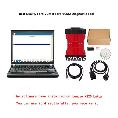 Un buen precio. Mejor calidad Ford VCM II Ford VCM2 herramienta de diagnóstico V130 con Lenovo X230 portátil en línea