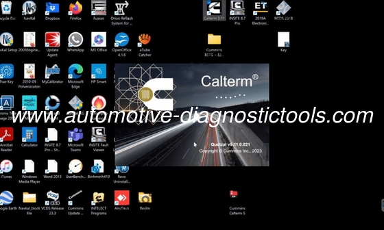 Un buen precio. Cummins Calterm v5.12 2024 Software de diagnóstico de ingeniería en línea
