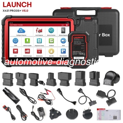 Un buen precio. [Versión de la UE y del Reino Unido] LAUNCH X431 PRO3S+ V5.0 Sistema completo Escaner de diagnóstico Bluetooth Apoyo a la codificación de la ECU en línea