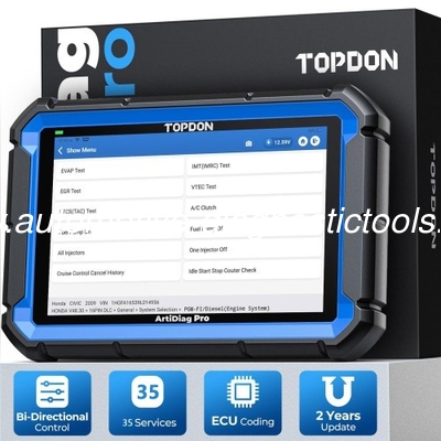 Un buen precio. TOPDON ArtiDiag Pro V2.0 Herramienta bidireccional de exploración de diagnóstico con codificación por ECU en línea