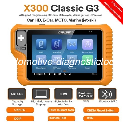 Un buen precio. 2025 OBDSTAR X300 Classic G3 Programación de llaves en línea