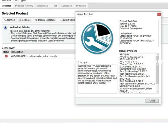 Un buen precio. 2025 para Vo-lvo Premium Tech Tool PTT2.8.241 Software+ACPI+herramienta de desarrollo para VOCOM/VOCOM II en línea