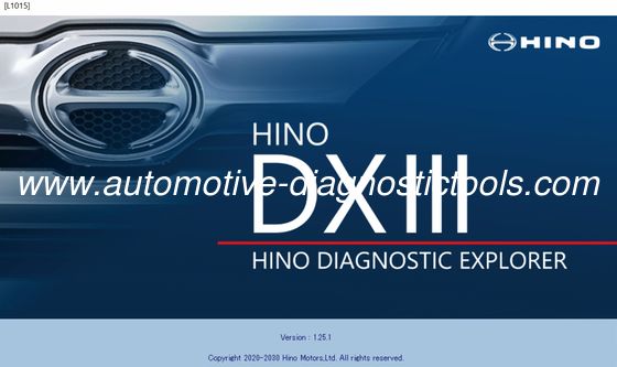 Un buen precio. 2025.01 Software de diagnóstico HINO Hino Diagnostic Explorer 3 DX3 DXIII en línea