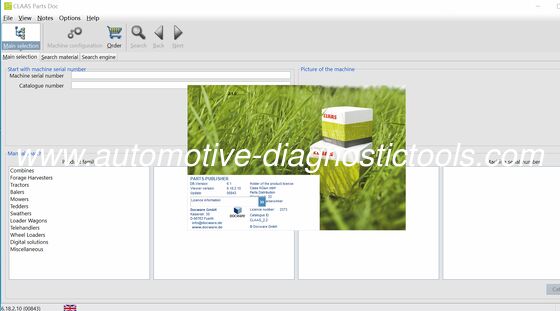 Un buen precio. [CLAAS CPC] CLAAS Parte Doc 786 CPC Catálogo de piezas de repuesto en línea