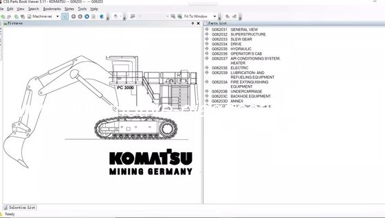 Un buen precio. [Komatsu EPC] 2022.03 Catálogo de repuestos CSS EPC para Komatsu en línea