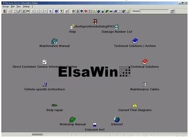 Un buen precio. Software de diagnóstico automotriz de ELSAWIN 4,0 para Audi/VW/SKODA/SEAT en línea