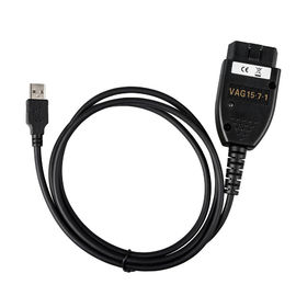 Un buen precio. La más nueva versión de diagnóstico del inglés del cable de VAG de VAGCOM V15.7.1 en línea
