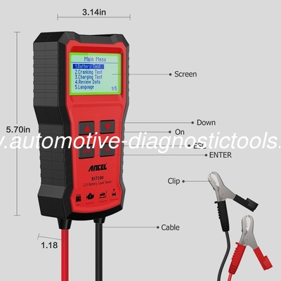 Un buen precio. Ancel BST100 Tester de batería de automóvil 12V Cell100-2000CCA 30- 220Ah en línea