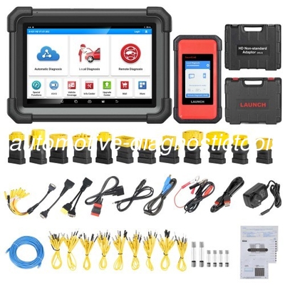 Un buen precio. 2024 Lanzamiento X431 V + SmartLink HD Herramienta de diagnóstico de camiones pesados para camiones de 12 V 24 V en línea