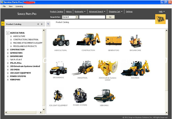 Un buen precio. JCB PartsPlus+ Catálogo de piezas electrónicas v2 (2.00.0004) Con los manuales de servicio 2017 en línea
