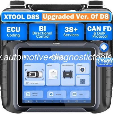 Un buen precio. 2025 XTOOL D8S Soporte para herramientas de exploración de diagnóstico CAN FD & DoIP, codificación de ECU, topología, programación de claves en línea