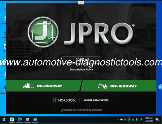 Un buen precio. El último software de diagnóstico de vehículos comerciales de JPRO 2025 V2 en línea