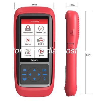 Un buen precio. XTOOL X100 Pro3 Programador de llaves automáticas profesionales Añadir EPB, ABS, TPS Reiniciar funciones Actualización gratuita Vida útil en línea