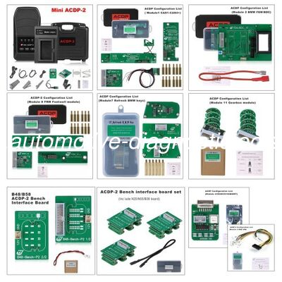 Un buen precio. [Paquete Completo Yanhua ACDP-2 BMW] Kit Completo Yanhua ACDP-2 para Programación de Llaves y Corrección de Clúster BMW con Todos los Módulos y Placa de Banco Gratuita B48/N20/N55/B38 en línea
