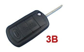 Un buen precio. Espacios en blanco dominantes remotos de Land Rover, llave plástica Shell del coche de 3 botones para Land Rover en línea